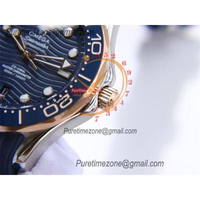 Special Prices Seamaster Diver 300M A21J Automatic Mens Watch 42 RG Ceramics Bezel Blue Dial Rubber Strap CHS