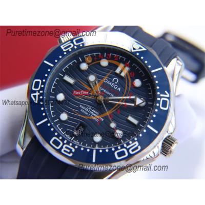 Special Prices Seamaster Diver 300M A21J Automatic Mens Watch 42 SS Ceramics Bezel Blue Dial Rubber Strap CHS