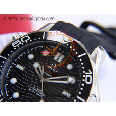 Special Prices Seamaster Diver 300M A21J Automatic Mens Watch 42 SS Ceramics Bezel Black Dial Rubber Strap CHS