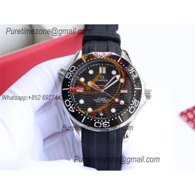 Special Prices Seamaster Diver 300M A21J Automatic Mens Watch 42 SS Ceramics Bezel Black Dial Rubber Strap CHS