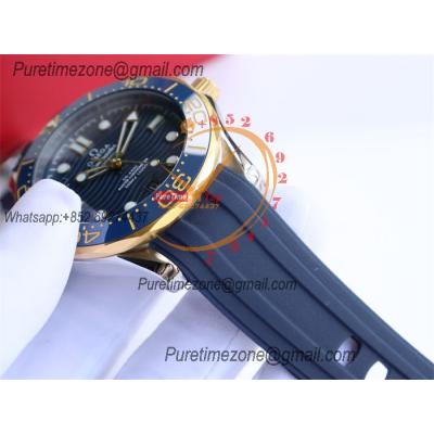 Special Prices Seamaster Diver 300M A21J Automatic Mens Watch 42 YG Ceramics Bezel Blue Dial Rubber Strap CHS