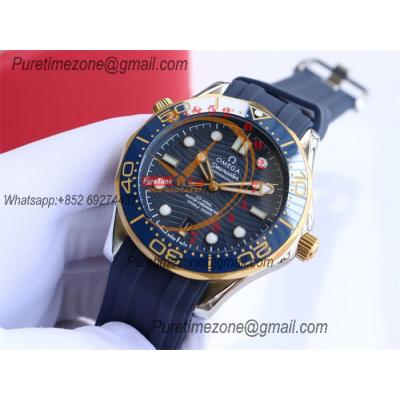 Special Prices Seamaster Diver 300M A21J Automatic Mens Watch 42 YG Ceramics Bezel Blue Dial Rubber Strap CHS