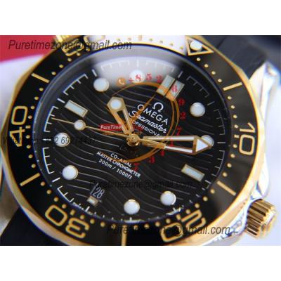 Special Prices Seamaster Diver 300M A21J Automatic Mens Watch 42 YG Ceramics Bezel Black Dial Rubber Strap CHS