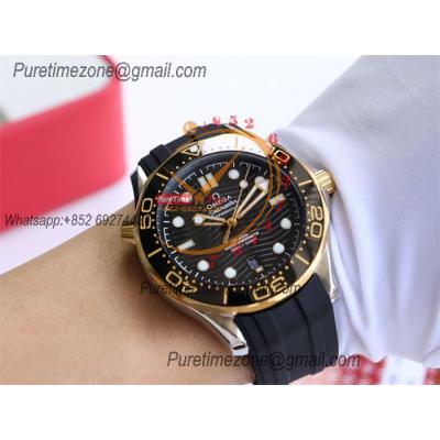 Special Prices Seamaster Diver 300M A21J Automatic Mens Watch 42 YG Ceramics Bezel Black Dial Rubber Strap CHS