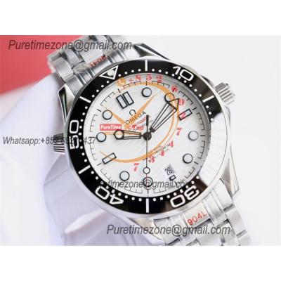 Special Prices Seamaster Diver 300M A21J Automatic Mens Watch 42 Ceramics Bezel White Dial Stainless Steel Bracelet CHS