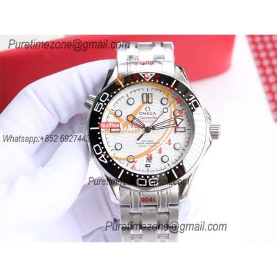 Special Prices Seamaster Diver 300M A21J Automatic Mens Watch 42 Ceramics Bezel White Dial Stainless Steel Bracelet CHS