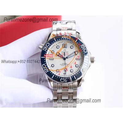 Special Prices Seamaster Diver 300M A21J Automatic Mens Watch 42 Ceramics Bezel White Dial Stainless Steel Bracelet CHS