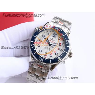 Special Prices Seamaster Diver 300M A21J Automatic Mens Watch 42 Ceramics Bezel White Dial Stainless Steel Bracelet CHS