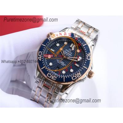 Special Prices Seamaster Diver 300M A21J Automatic Mens Watch 42 RG Ceramics Bezel Blue Dial Stainless Steel Bracelet CH