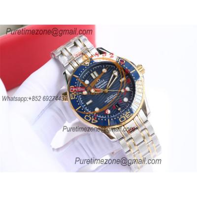 Special Prices Seamaster Diver 300M A21J Automatic Mens Watch 42 YG Ceramics Bezel Blue Dial Stainless Steel Bracelet CH