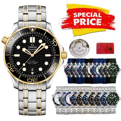 Special Prices Seamaster Diver 300M A21J Automatic Mens Watch 42 YG Ceramics Bezel Black Dial Stainless Steel Bracelet C