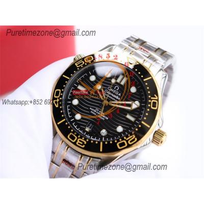 Special Prices Seamaster Diver 300M A21J Automatic Mens Watch 42 YG Ceramics Bezel Black Dial Stainless Steel Bracelet C