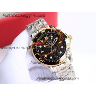 Special Prices Seamaster Diver 300M A21J Automatic Mens Watch 42 YG Ceramics Bezel Black Dial Stainless Steel Bracelet C