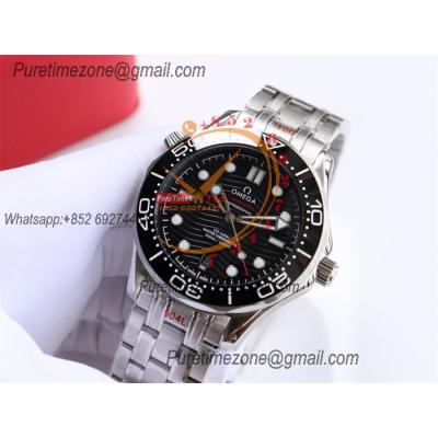 Special Prices Seamaster Diver 300M A21J Automatic Mens Watch 42 Ceramics Bezel Black Dial Stainless Steel Bracelet CHS