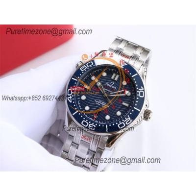 Special Prices Seamaster Diver 300M A21J Automatic Mens Watch 42 Ceramics Bezel Blue Dial Stainless Steel Bracelet CHS