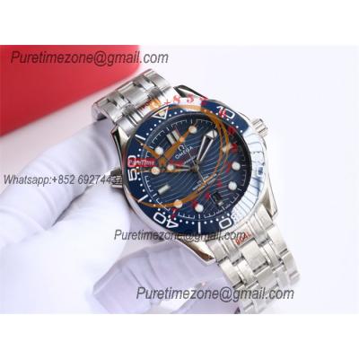 Special Prices Seamaster Diver 300M A21J Automatic Mens Watch 42 Ceramics Bezel Blue Dial Stainless Steel Bracelet CHS