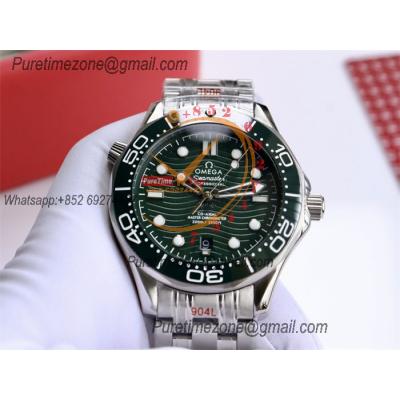 Special Prices Seamaster Diver 300M A21J Automatic Mens Watch 42 Ceramics Bezel Green Dial Stainless Steel Bracelet CHS