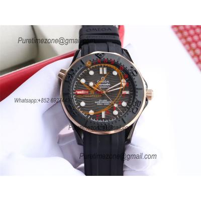 Special Prices Seamaster Diver 300M A21J Automatic Mens Watch 42 RG Ceramics Bezel Black Dial Rubber Strap CHS