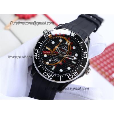 Special Prices Seamaster Diver 300M A21J Automatic Mens Watch 42 SS Ceramics Bezel Black Dial Rubber Strap CHS