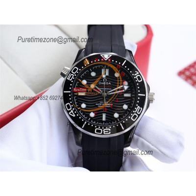 Special Prices Seamaster Diver 300M A21J Automatic Mens Watch 42 SS Ceramics Bezel Black Dial Rubber Strap CHS