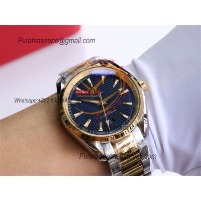 Special Prices Aqua Terra 150M A21J Automatic Mens Watch 41 YG Blue Dial Stainless Steel Bracelet  CHS