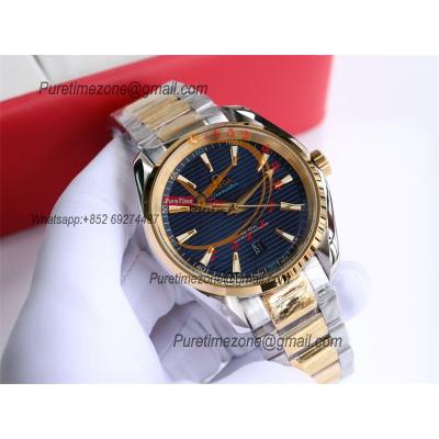 Special Prices Aqua Terra 150M A21J Automatic Mens Watch 41 YG Blue Dial Stainless Steel Bracelet  CHS