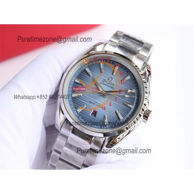 Special Prices Aqua Terra 150M A21J Automatic Mens Watch 41 Ice Blue Dial Stainless Steel Bracelet  CHS