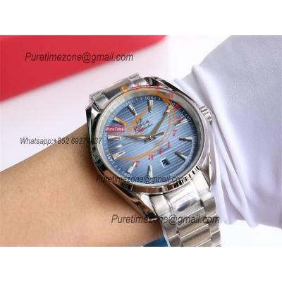 Special Prices Aqua Terra 150M A21J Automatic Mens Watch 41 Ice Blue Dial Stainless Steel Bracelet  CHS