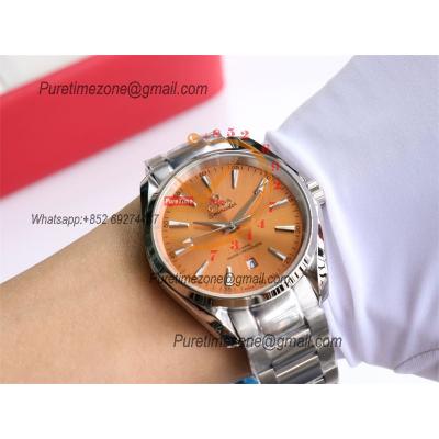 Special Prices Aqua Terra 150M A21J Automatic Mens Watch 41 Yellow Dial Stainless Steel Bracelet  CHS