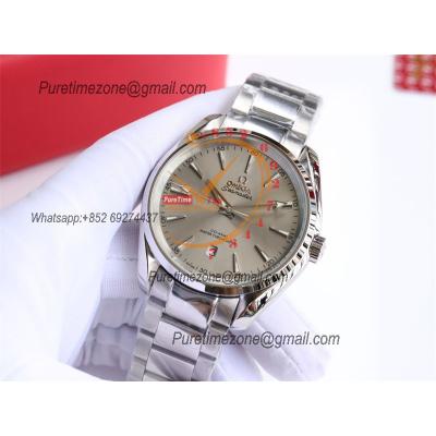 Special Prices Aqua Terra 150M A21J Automatic Mens Watch 41 Gray Dial Stainless Steel Bracelet  CHS