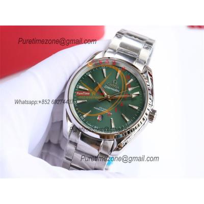 Special Prices Aqua Terra 150M A21J Automatic Mens Watch 41 Green Dial Stainless Steel Bracelet  CHS