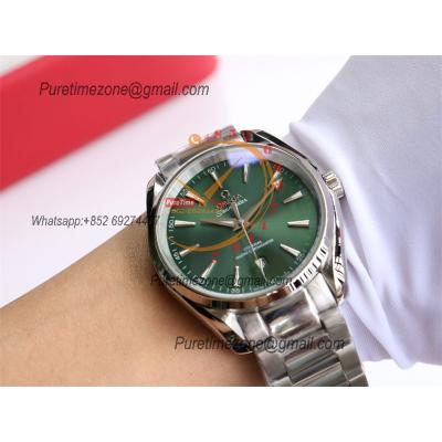 Special Prices Aqua Terra 150M A21J Automatic Mens Watch 41 Green Dial Stainless Steel Bracelet  CHS