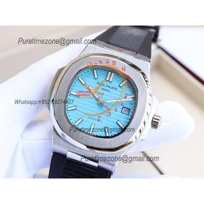 Special Prices Nautilus 5711 A21J Automatic Mens Watch 40 Steel Case Tiffany Blue Dial Rubber Strap CHS