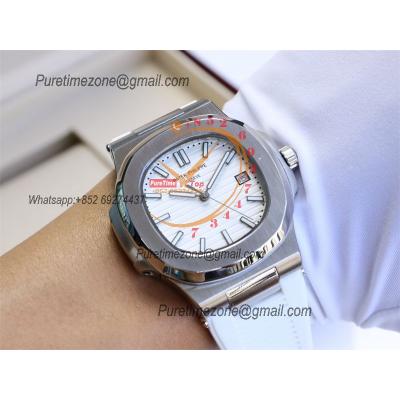 Special Prices Nautilus 5711 A21J Automatic Mens Watch 40 Steel Case White Dial Rubber Strap CHS