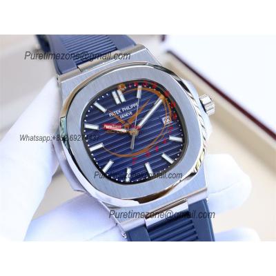 Special Prices Nautilus 5711 A21J Automatic Mens Watch 40 Steel Case Blue Dial Rubber Strap CHS