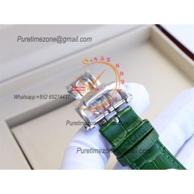 Special Prices Nautilus 5711 A21J Automatic Mens Watch 40 Steel Case Green Dial Leather Strap CHS