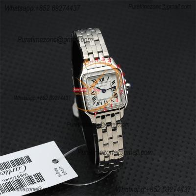 Special Prices 22mm 27mm Panthère Japan Quartz Womens Watch Diamonds Bezel White Dial Stainless Steel Bracelet