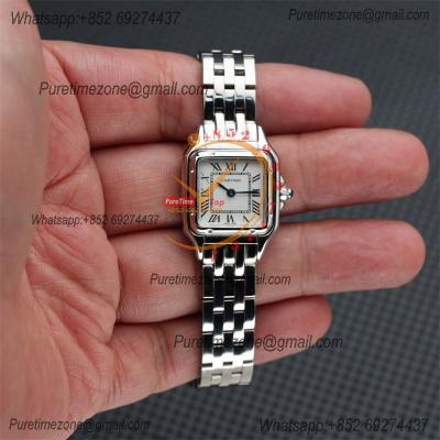 Special Prices 22mm 27mm Panthère Japan Quartz Womens Watch  White Dial Stainless Steel Bracelet