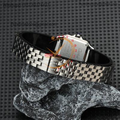 Special Prices 22mm 27mm Panthère Japan Quartz Womens Watch  White Dial Stainless Steel Bracelet