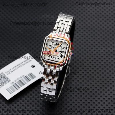 Special Prices 22mm 27mm Panthère Japan Quartz Womens Watch  White Dial Stainless Steel Bracelet