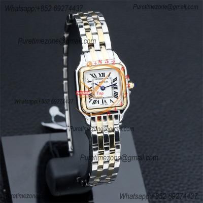 Special Prices 22mm 27mm Panthère Japan Quartz Womens Watch YG White Dial Stainless Steel Bracelet