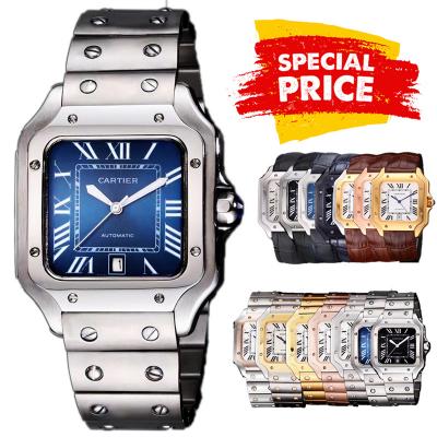 Special Prices Santos Lager Model 40mm A21j Automatic Mens Watch Blue Dial Stainless Steel Bracelet CHS