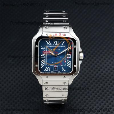 Special Prices Santos Lager Model 40mm A21j Automatic Mens Watch Blue Dial Stainless Steel Bracelet CHS