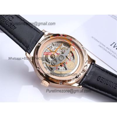 Special Prices Portugieser A21j Automatic Power Reserve Mens Watch RG Red Dial Leather Strap CHS