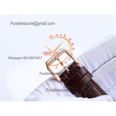 Special Prices Portugieser A21j Automatic Power Reserve Mens Watch RG White Dial Leather Strap CHS