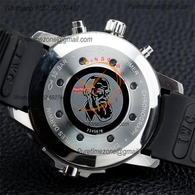 Special Prices Schaffhaseun Aquatimer Japan Quartz Chronograph Mens Watch 44 Steel Case Black Dial Rubber Strap CHS