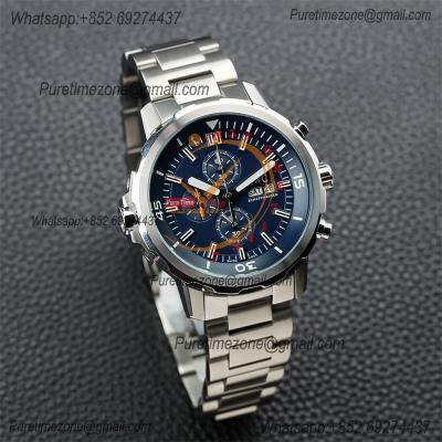 Special Prices Schaffhaseun Aquatimer Japan Quartz Chronograph Mens Watch 44 Blue Dial Stainless Steel Bracelet  CHS