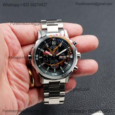 Special Prices Schaffhaseun Aquatimer Japan Quartz Chronograph Mens Watch 44 Black Dial Stainless Steel Bracelet  CHS