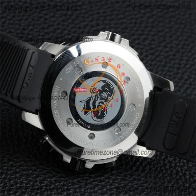 Special Prices Schaffhaseun Aquatimer Japan Quartz Chronograph Mens Watch 40 Black Dial Rubber Strap CHS