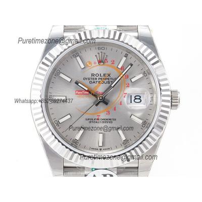 Datejust 126334 41 VR3235 Automatic Mens Watch Best Edition ARF Silver Dial On 904L Jubilee SS Bracelet CHS